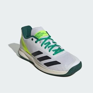 Adidas Courtflash Pickleball Tennis Court Mens Shoe Size 8.5 Green White NWT